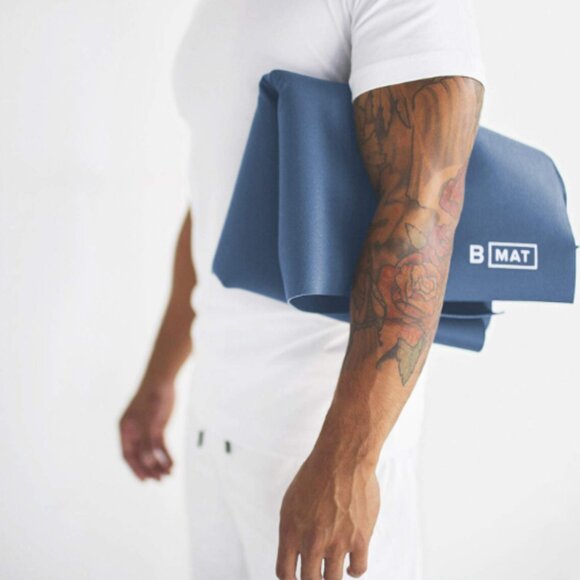 NIP B Yoga Now Half Moon The B MAT Traveller 2mm Deep Blue Retail Price $105.00 - Picture 3 of 9